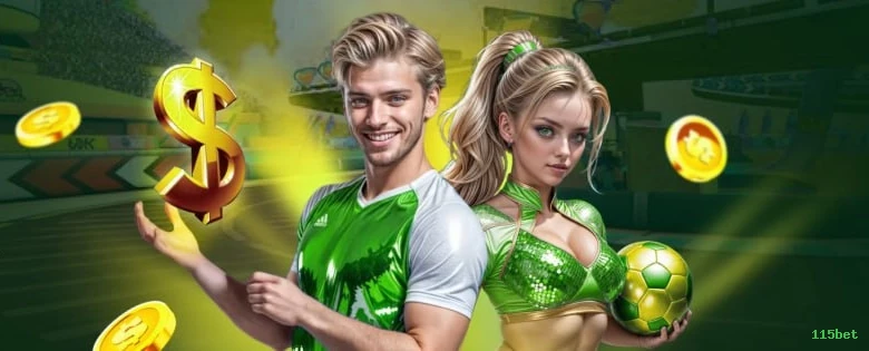 Imagem promocional da 115bet mostrando a plataforma e suas vantagens